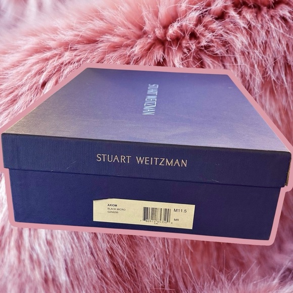 NWT Stuart Weitzman Black Micro Axiom Stretch Knit Ankle
Booties Size 11.5 - Picture 2 of 16